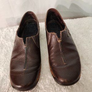 Bass Colton Leather Womens Loafer Shoes Size 10M Slip Ons Brown #1455200